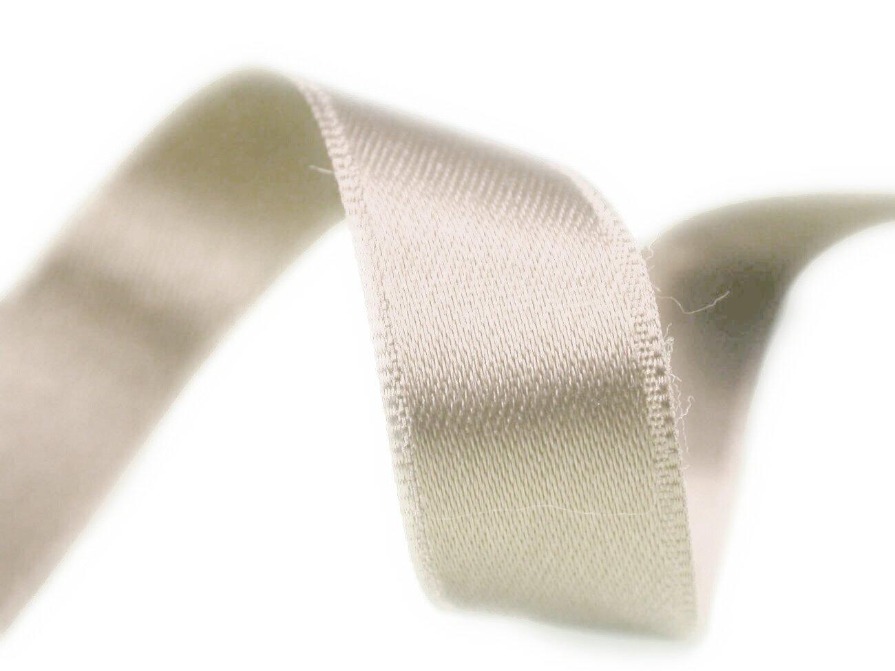 Ivory Double Sided Satin Ribbon 10mm