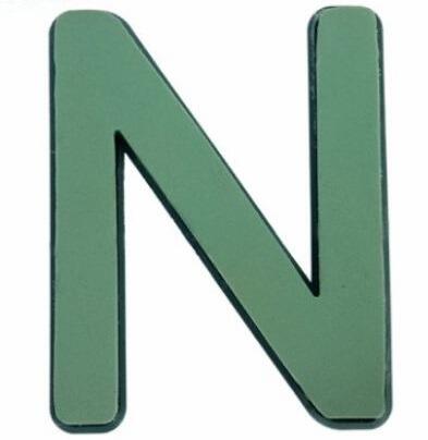 floral foam funeral letter n