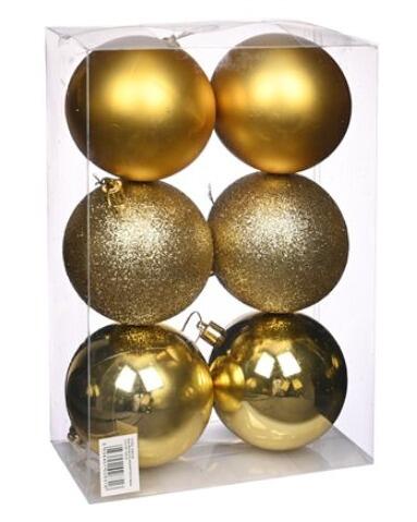 gold baubles