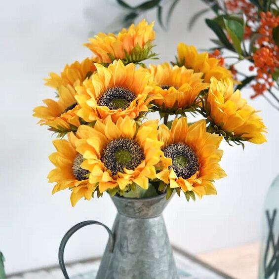 artificial sunflowers