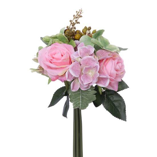 pink rose faux artificial flowers