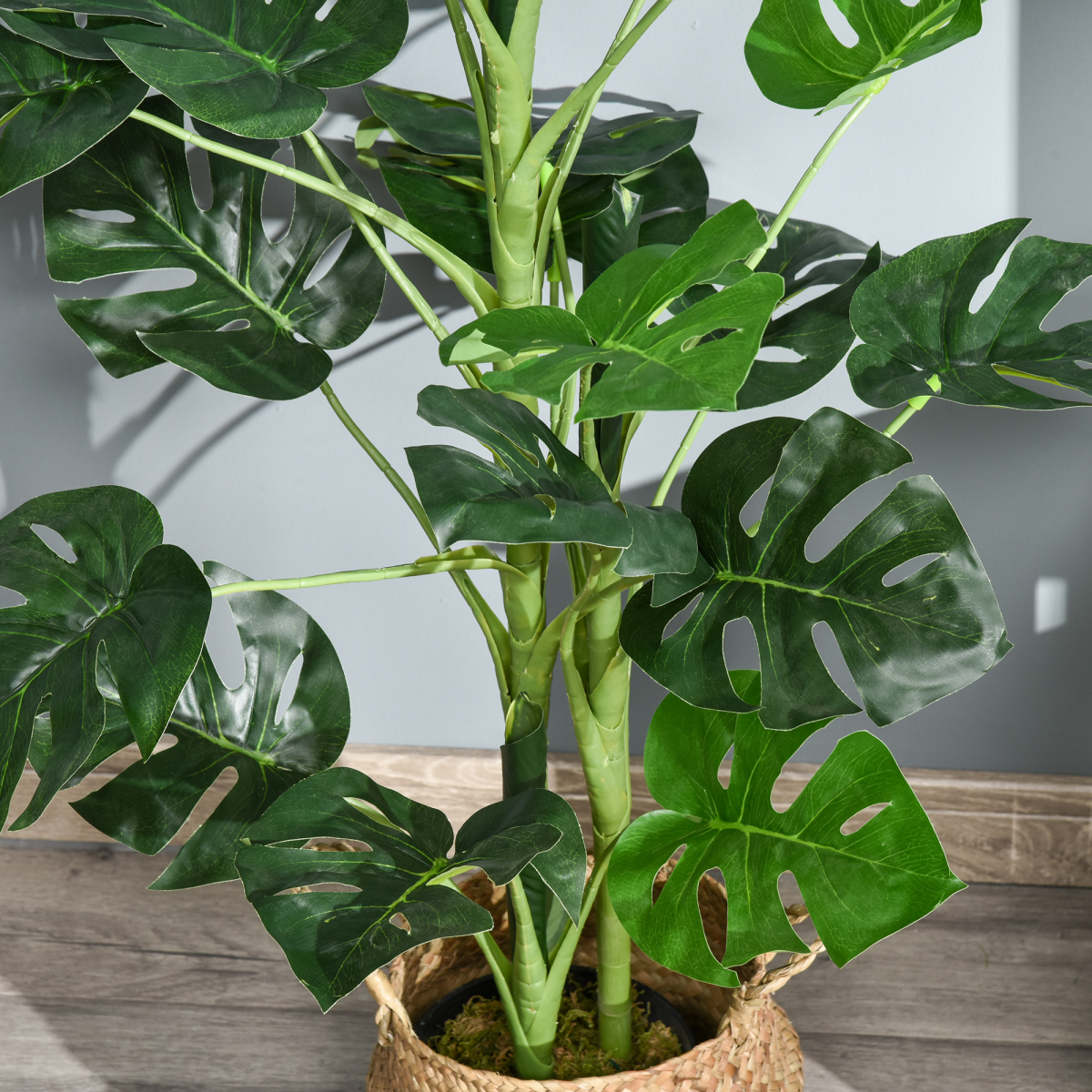 Artificial Monstera Tree 21 Leaves Palm Tree