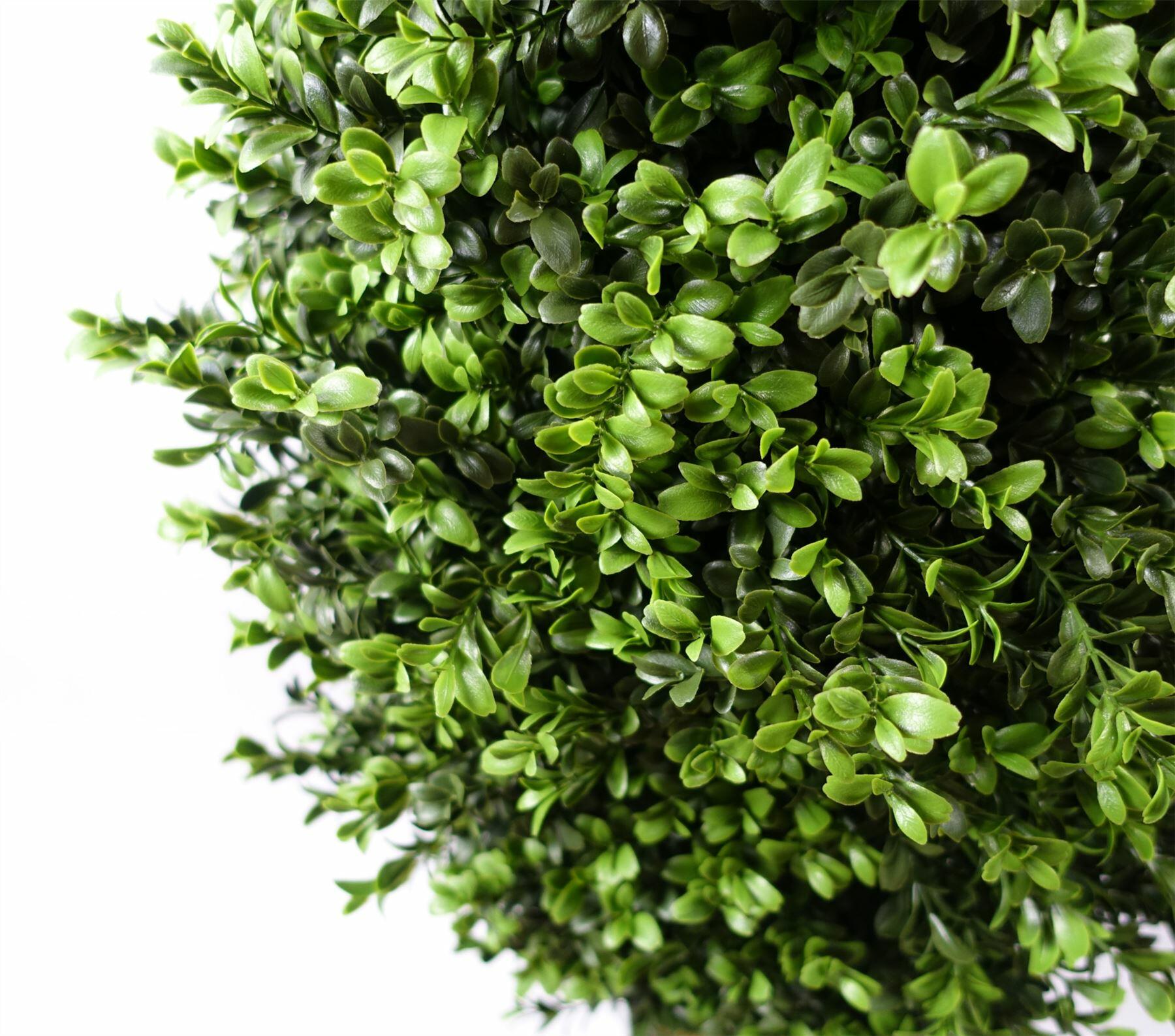 Pair of Buxus Ball Cone Artificial Tree UV Resistant Outdoor