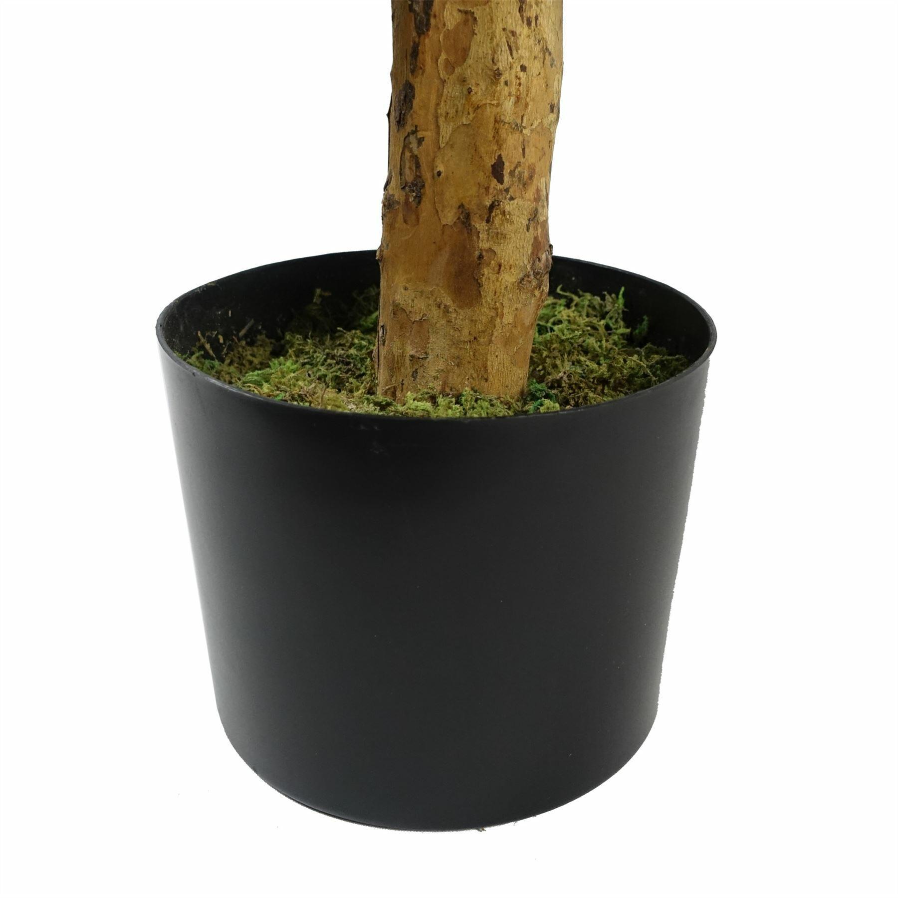 Artificial Pink Bush Hydrangea Plant Potted