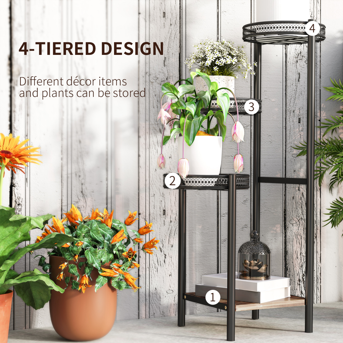 Planter Holder Flower Display Rack stand