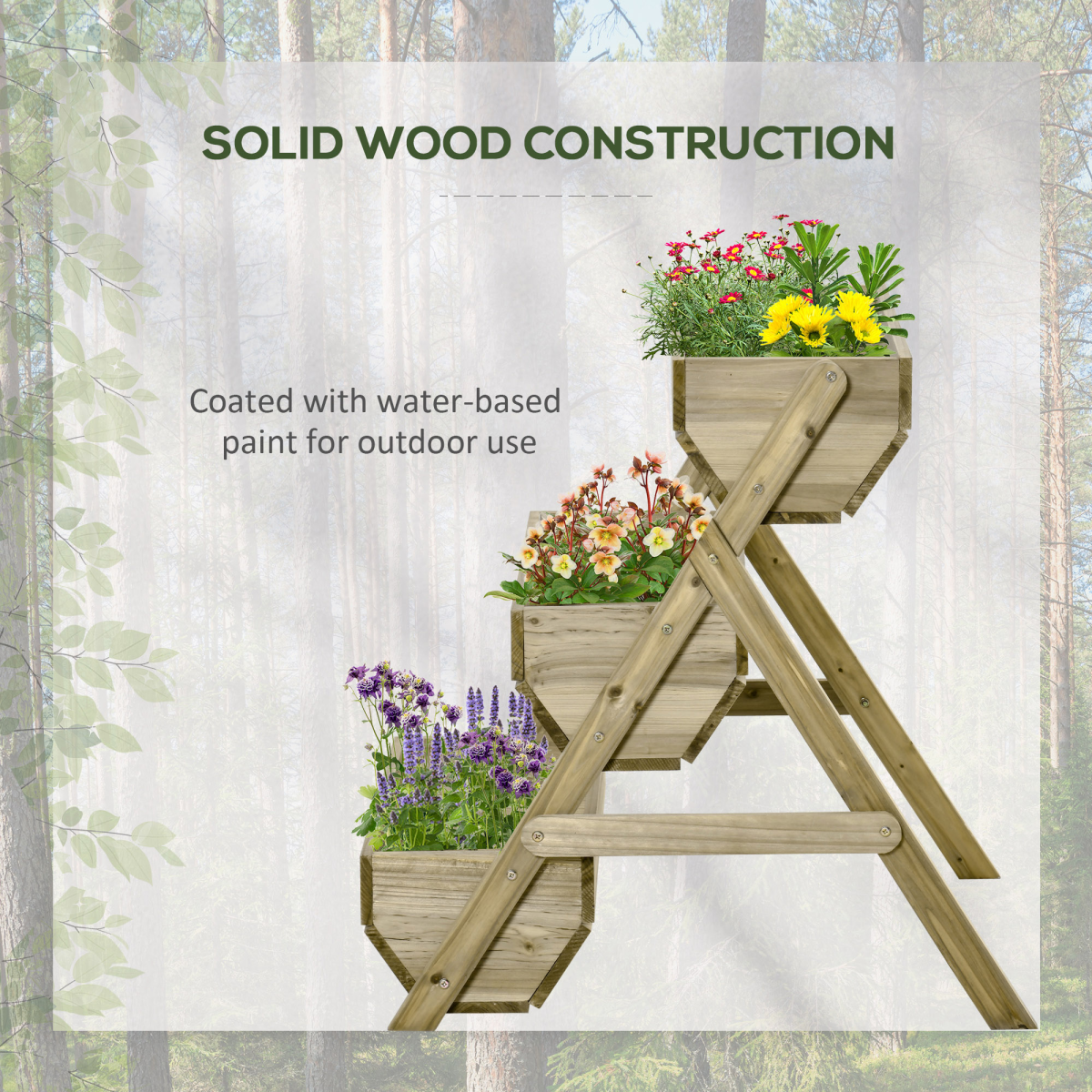 Raised Garden Bed Kit for Flower & Vegetables