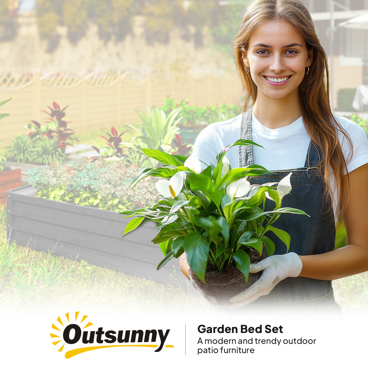 Garden Bed Gardner Frame Outdoor Planter