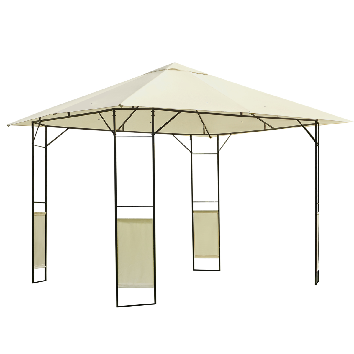 Outdoor Gazebo for Garden Party Tent Cream-white