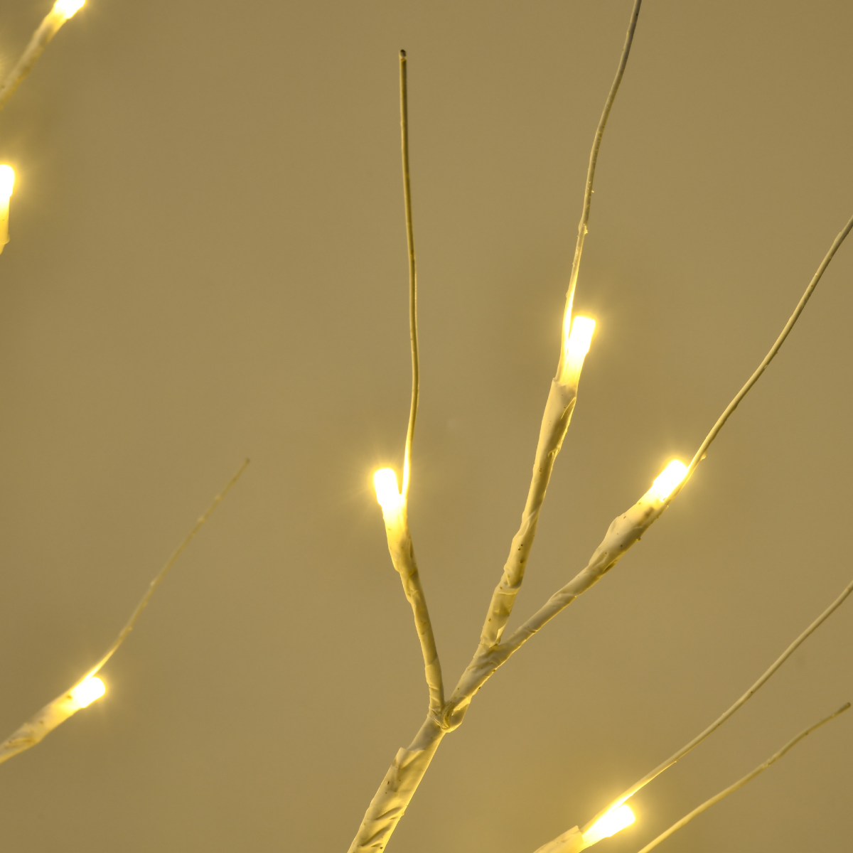 4ft Artificial White Birch Tree - Warm White Pre-Lit LED Light