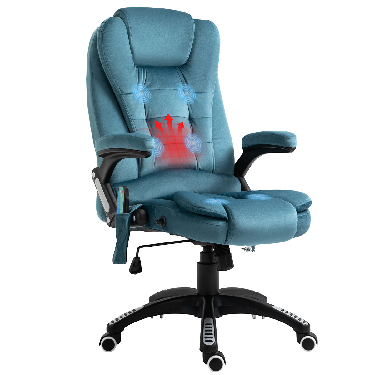 executive reclining chair w heating massage points relaxing view 1