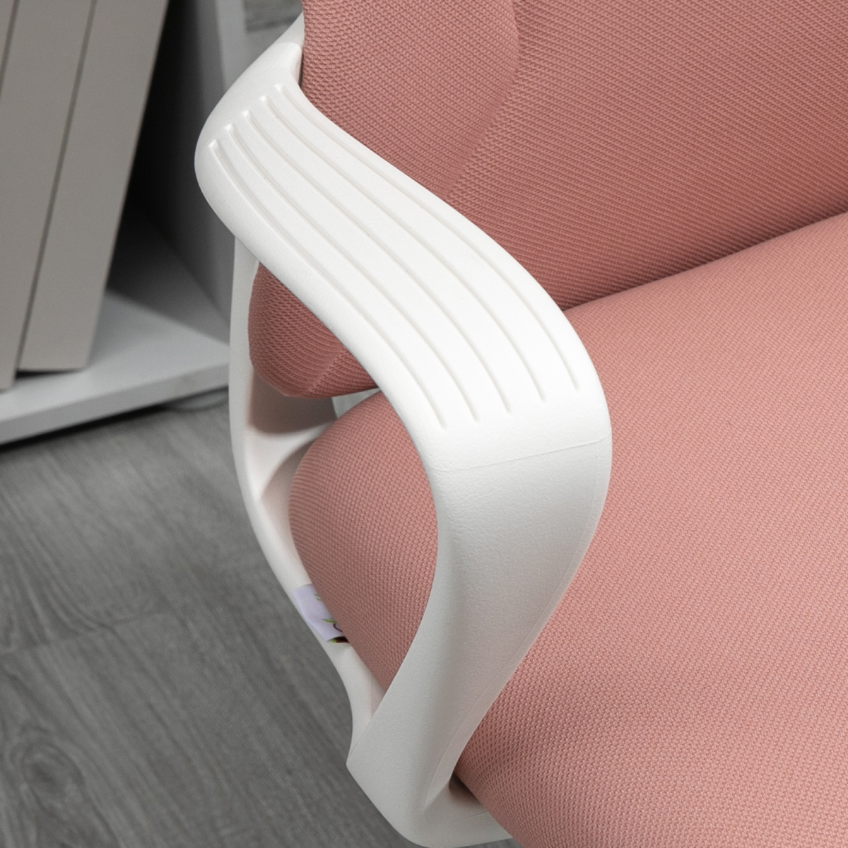 vinsetto highback home office chair height adjustable elastic view 9