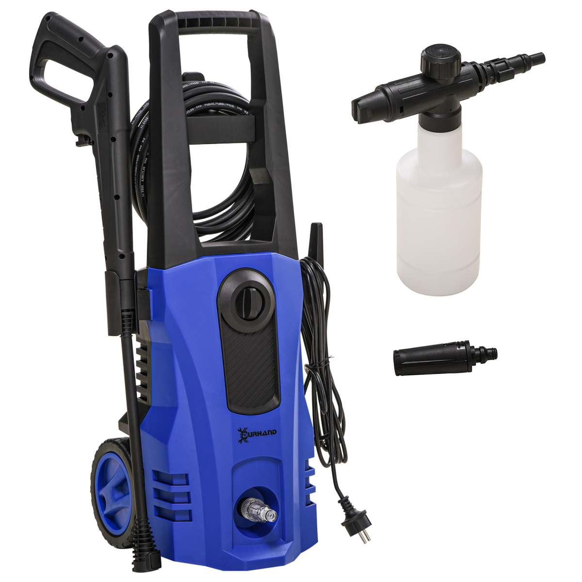 durhand highperformance power washer 1800w 150 bar 510 view 1