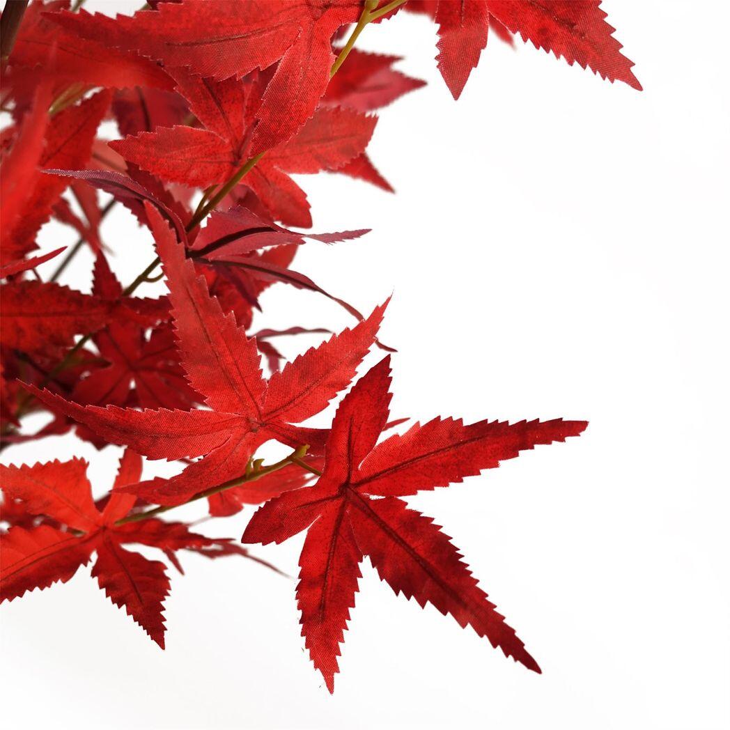 image of 120cm artificial red maple tree view 2