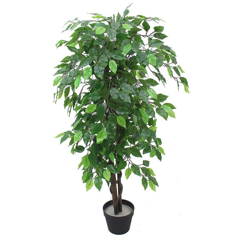 120cm Artificial Ficus Tree and Plant Large Bushy