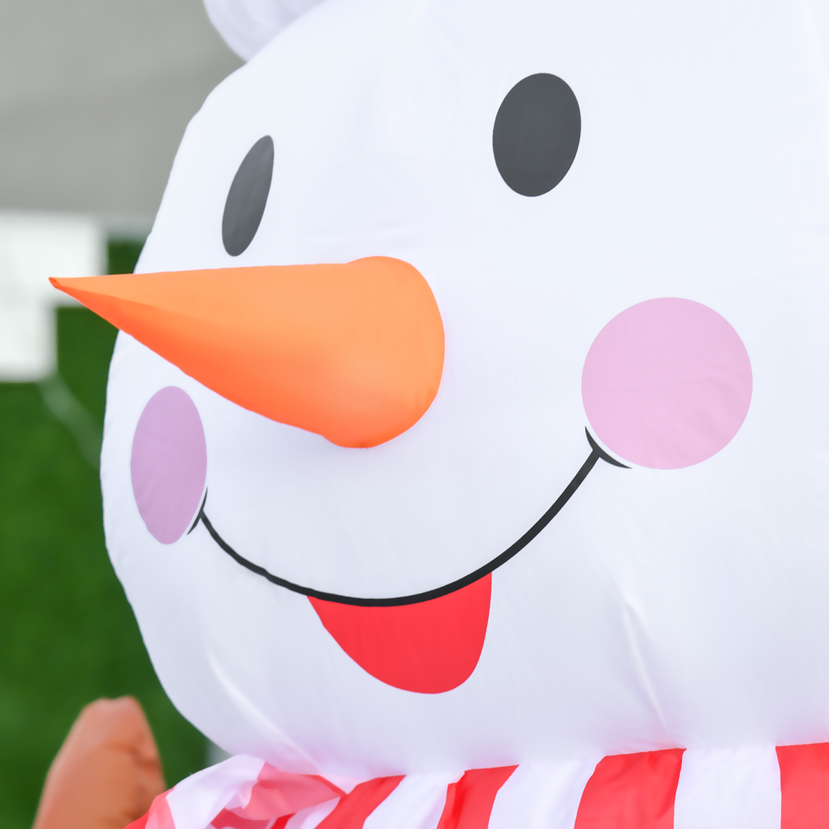 picture of 8ft Christmas Inflatable Snowman with Candy Rotating Lighted Indoor Outdoor view 1