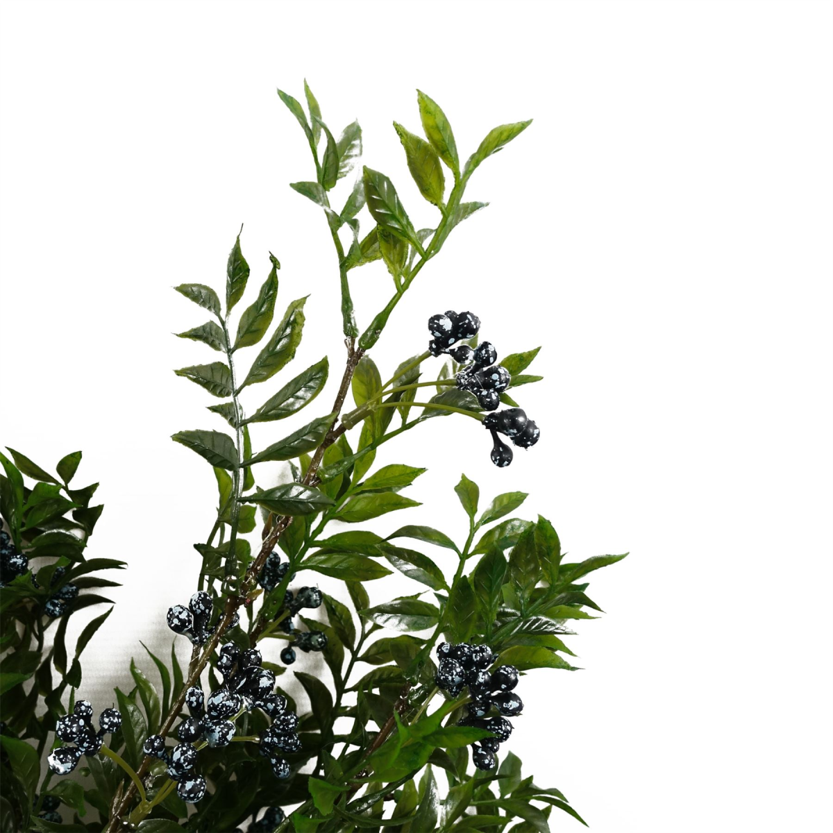 Picture of 6x 70cm Nandina Foliage Blue Berry Spray Artificial