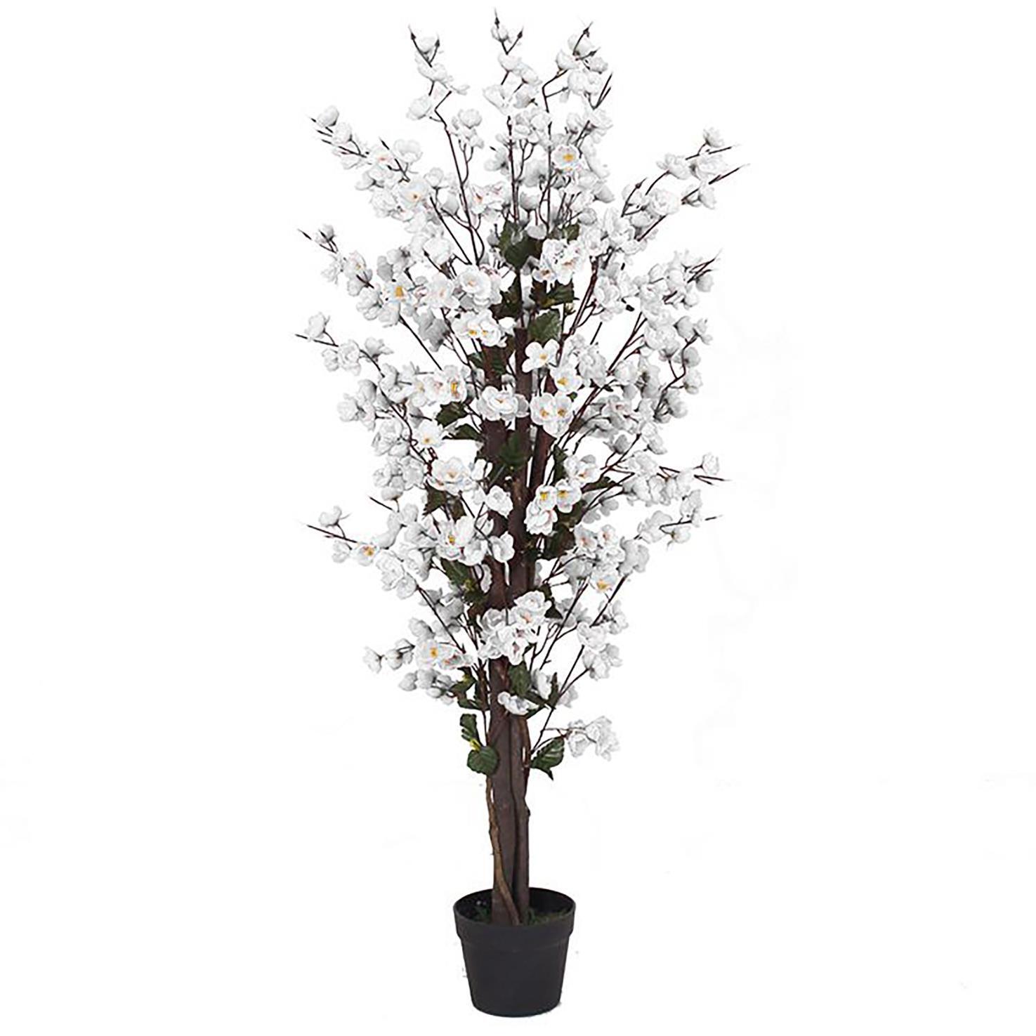 120cm tree artificial white blossom product image