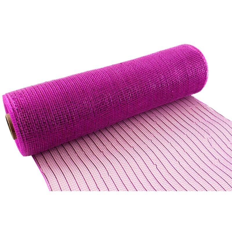 Eleganza Fuchsia Deco Mesh 10 inch x 9.1m