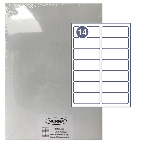 Free Template For Inerra Blank Labels 8 Per Sheet