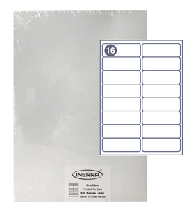 16 per sheet blank label template