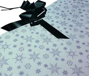 black hamper wrapping kit cellophane bow christmas