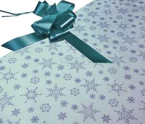 turquoise hamper wrapping kit cellophane bow christmas