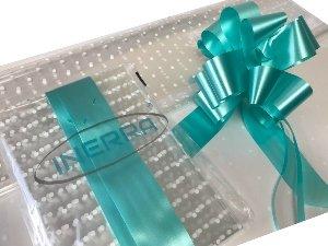 hamper wrap gift wrapping cellophane bow basket christmas