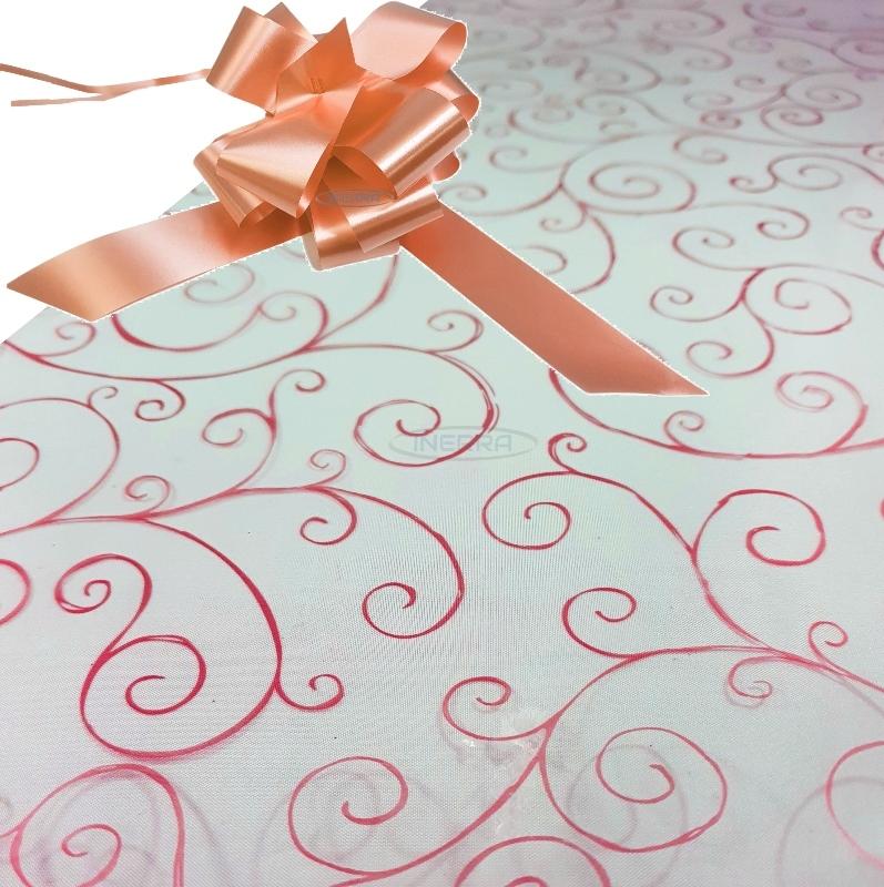 champagne cellophane hamper wrap kit wrapping red scroll