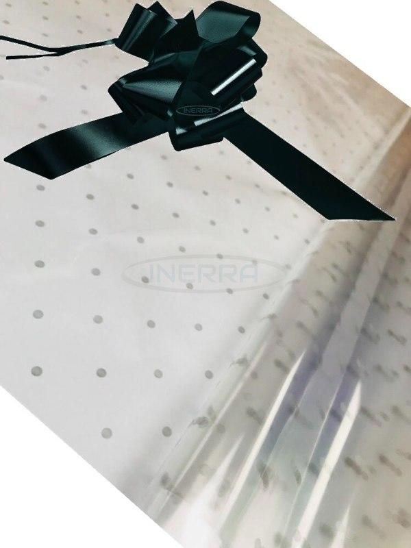 black hamper wrap wrapping kit cellophane bow