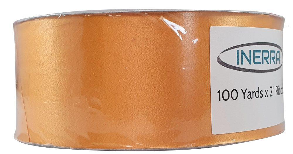 copper  poly ribbon florist christmas 2 inch 50mm