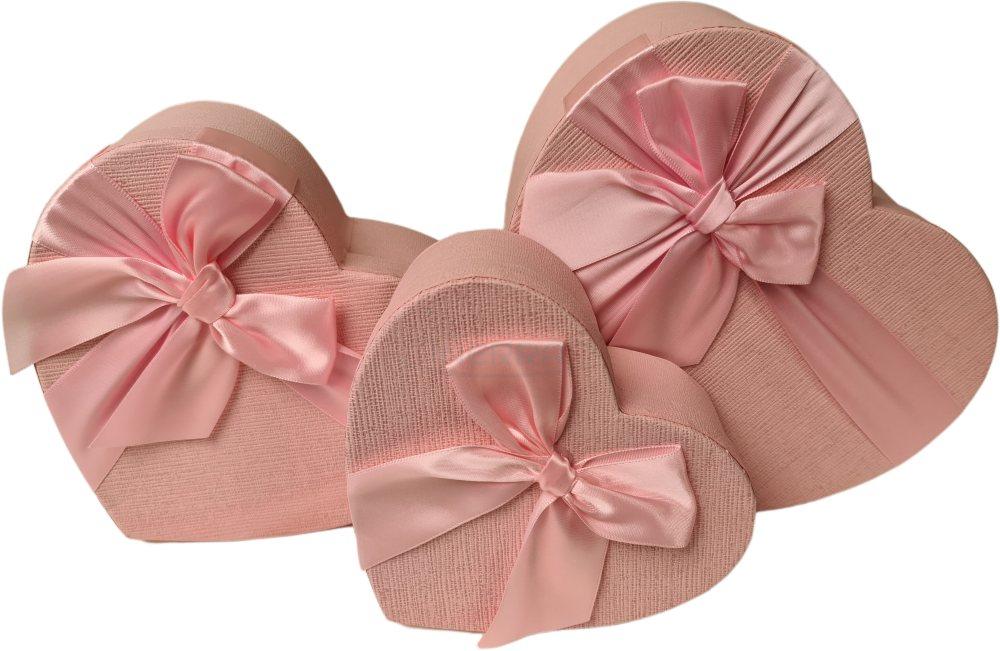 pink heart hat boxes