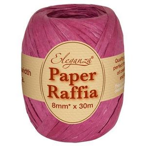 eleganza florist craft paper raffia cord string 8mm 30m gift wrap wrapping burgundy