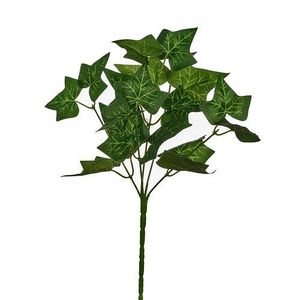 variegated ivy bush artificial flowers bunch green silk
