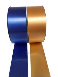 GOLD AND BLUE RIBBON
