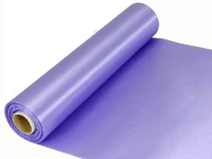 lavender fabric satin ribbon roll wedding table runner