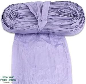 deco crush paper ribbon decocrush eleganza lavender lilac