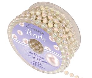 pearls pearl ribbon
