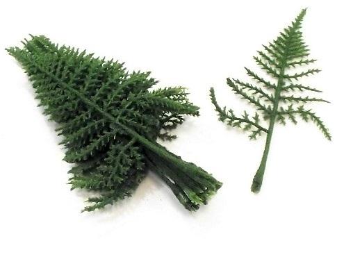 artificial fern for buttonholes