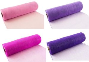 deco mesh pink purple 10 inch rolls