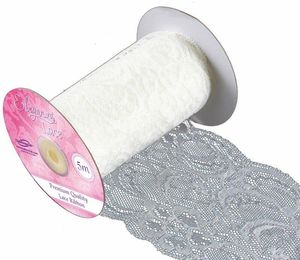 fabric trimming lace ribbon white