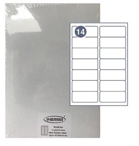 14 per sheet a4 blank labels