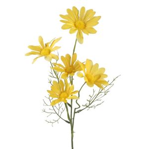 yellow daisy flower stem artificial