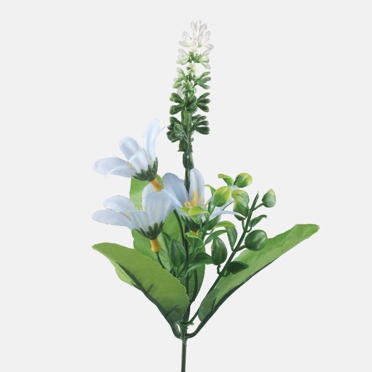 light blue artificial flower stem chickweed
