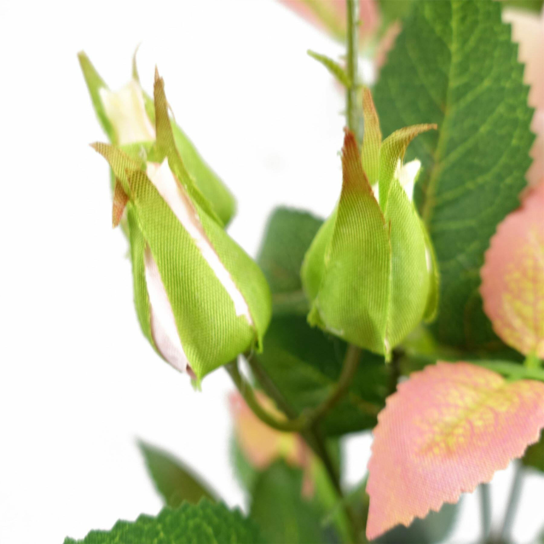 Artificial Pink Rose Plant