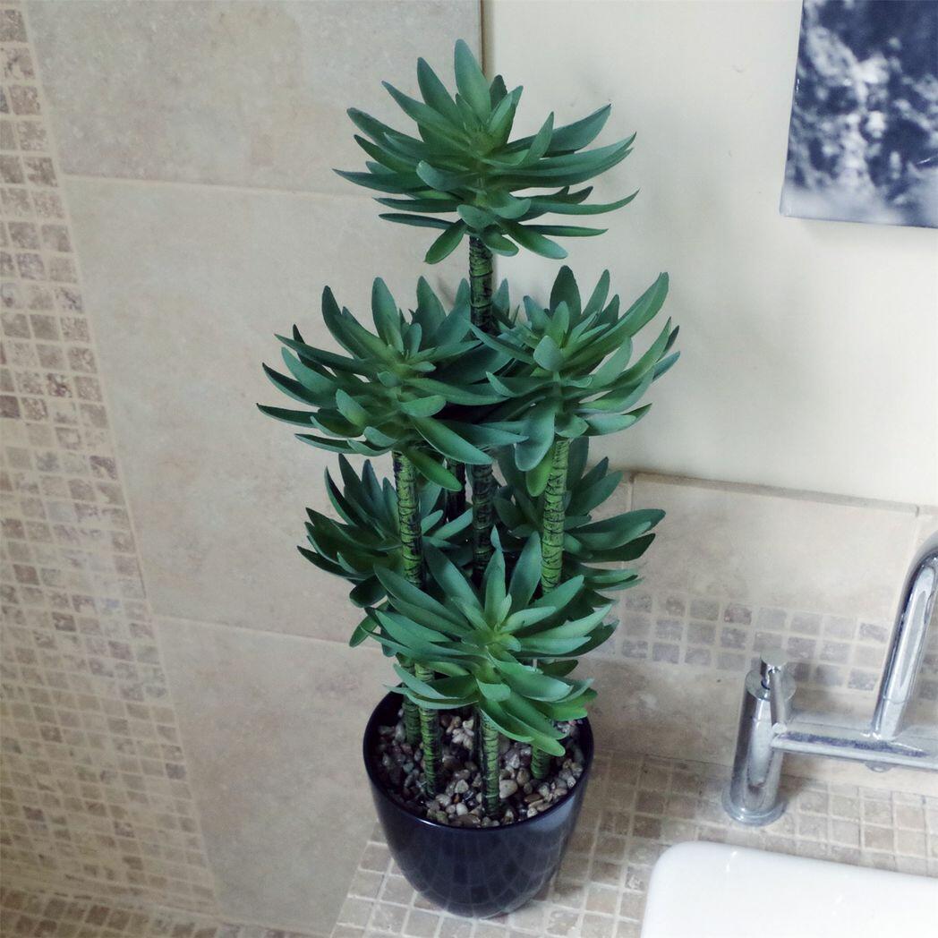 60cm Artificial Tropical Yukka Palm Potted