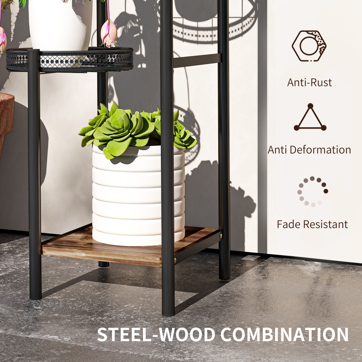 Planter Holder Flower Display Rack stand