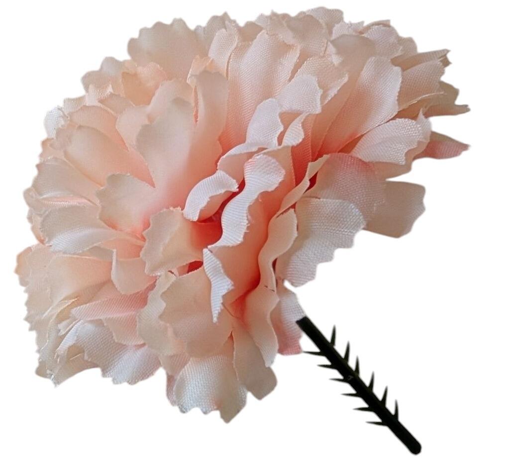 peach carnation pick for floral foam funeral