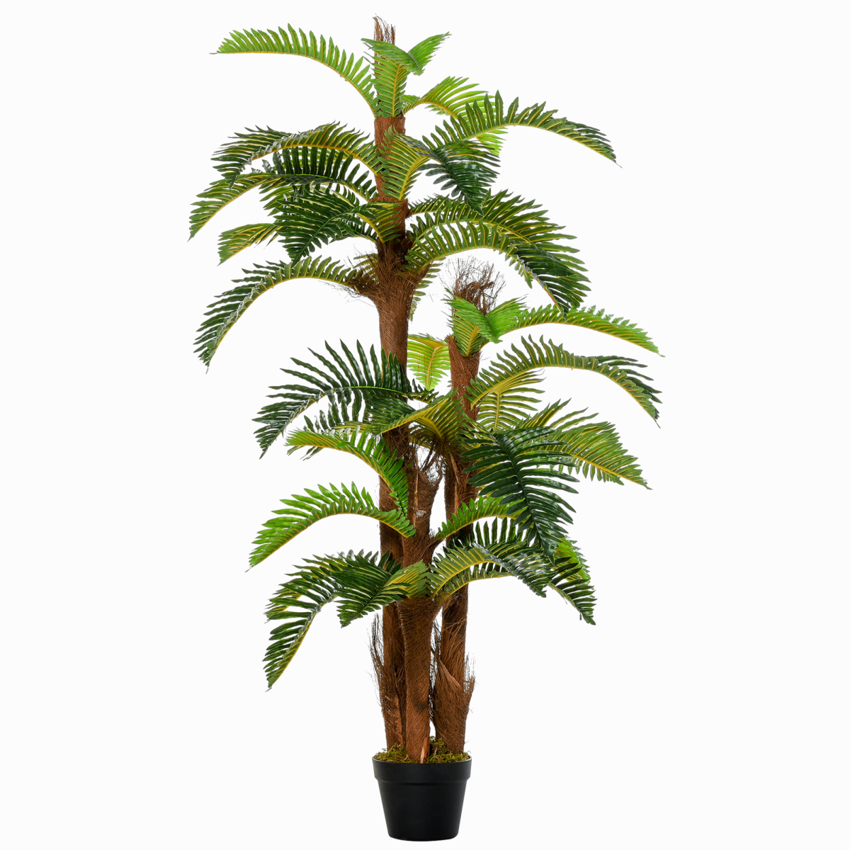 Artificial Fern Tree 36 Leaves with Nursery Pot, Fake Plant 150cm