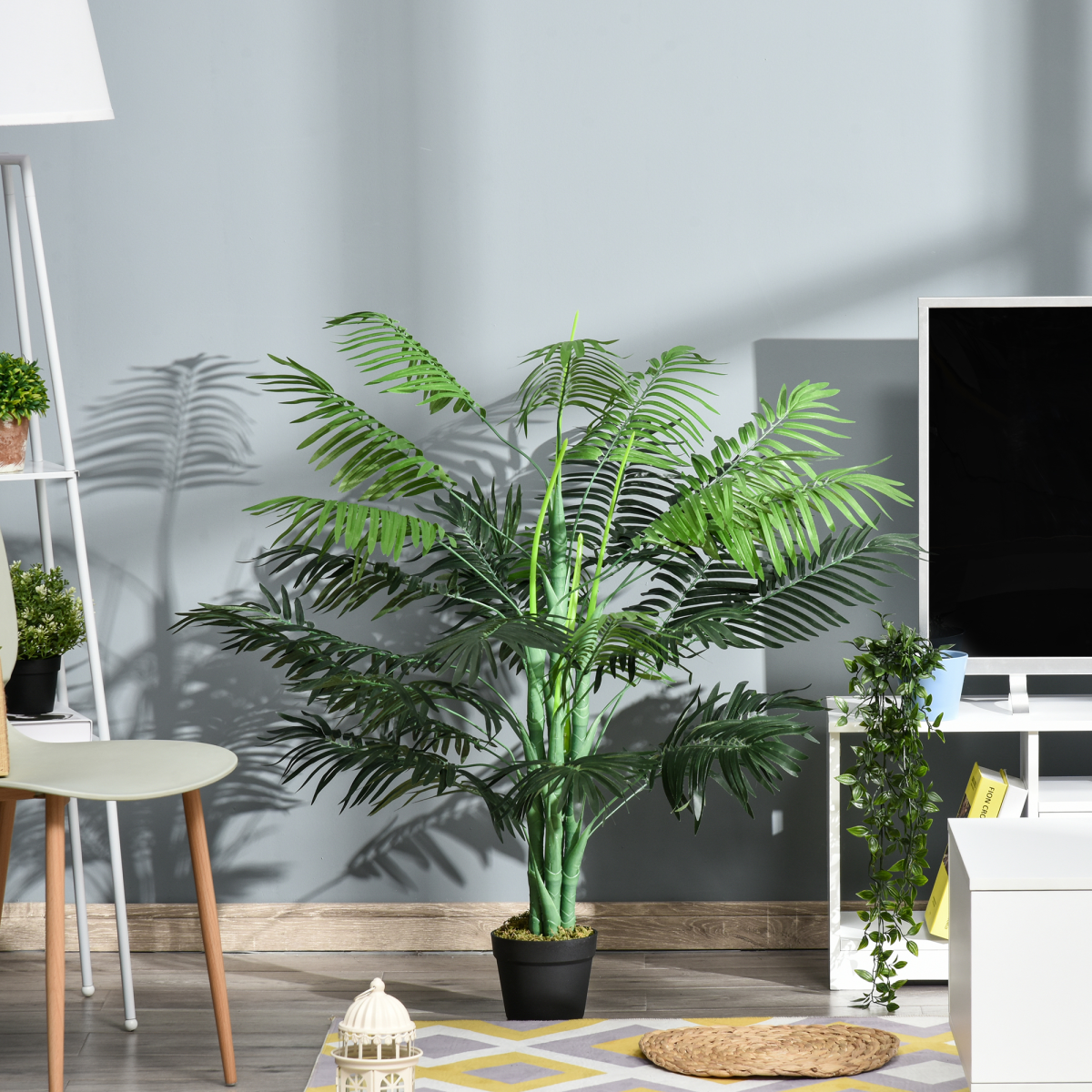 Artificial Palm Tree with Nursery Pot, 125cm