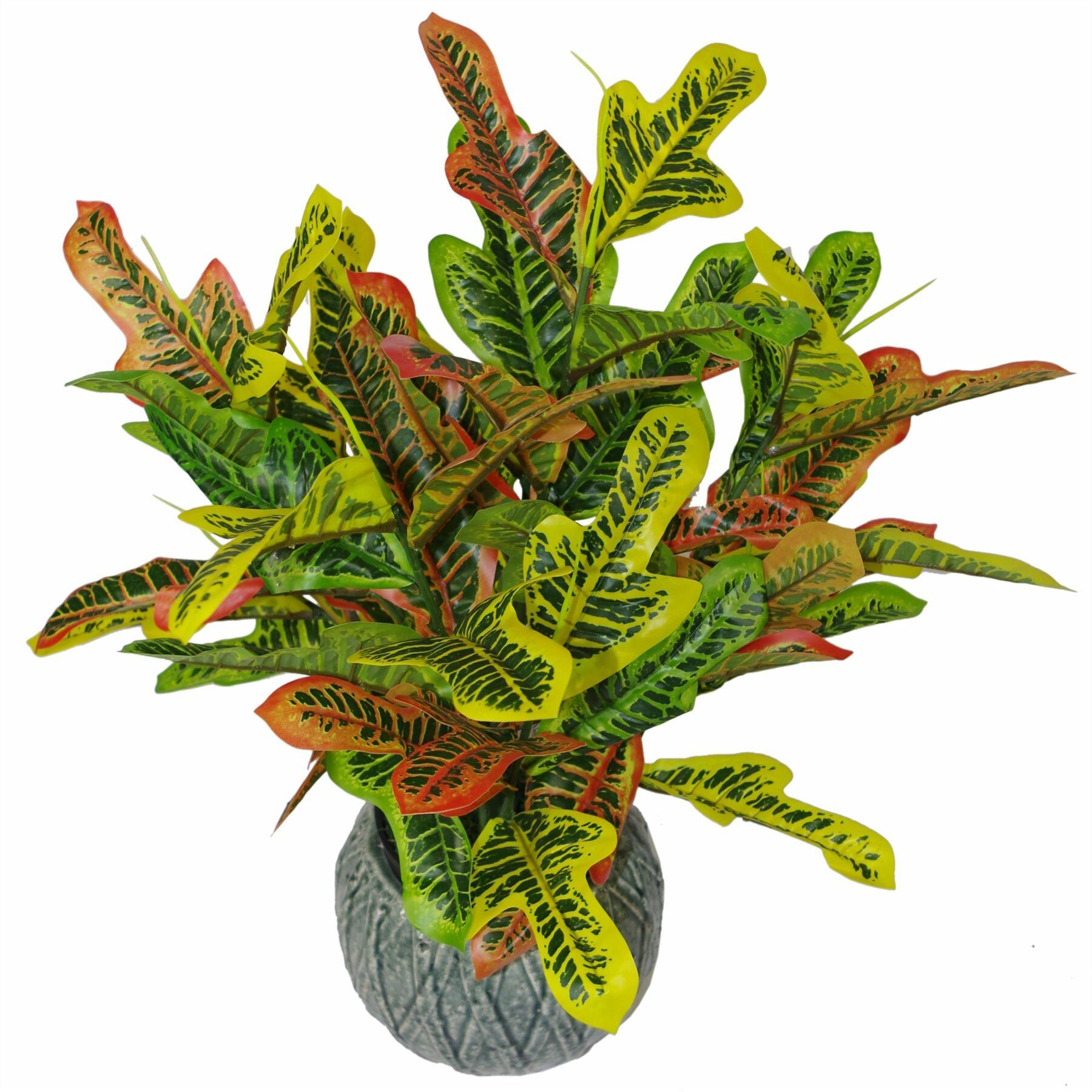 65cm artificial codiaeum multicoloured house plant